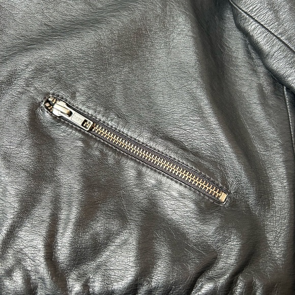 Halogen faux leather bomber jacket size XL - Picture 4 of 8